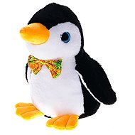 Mikrotrading Penguin standing with butterfly 20 cm - Soft Toy