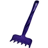 Micro trading Plastic rake 30 cm - purple - Children's Tools