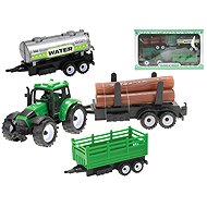 Mikrotrading Tractor + 3 sidings, 9 cm, reverse - Tractor