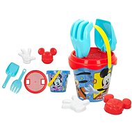 Mikro Trading Mickey Mouse sand set in net, 6 pcs - Sand Tool Kit