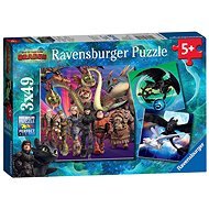 Ravensburger 080649 Így neveld a sárkányodat 3. - Puzzle