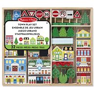 Melissa & Doug - Wooden Town - Wooden Toy
