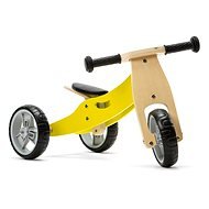 Nicko - Wooden Balance Bike 2-in-1 Mini - Yellow - Balance Bike