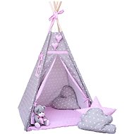 BabyTýpka Teepee Double stars pink - Tent for Children
