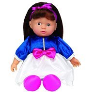 Simba Puppe Prinzessin Julia Brünette in blau-weißen Kleid - Puppe
