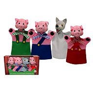 Box of puppets - Three pigs and a wolf - Hand Puppet