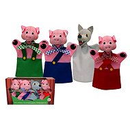 Box of puppets - Three pigs and a wolf - Hand Puppet
