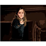 Zuty - Painting by Numbers - Hermione With Wand (Harry Potter), 40X50 Cm, Canvas+Frame - Painting by Numbers