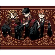 Zuty - Painting by Numbers - Harry Potter, Ron And Hermione In Gryffindor Robe, 40X50 Cm, Canvas+R - Painting by Numbers