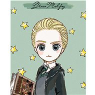 Zuty - Painting by Numbers - Draco Malfoy With Book (Harry Potter), 40X50 Cm, Canvas+Frame - Painting by Numbers