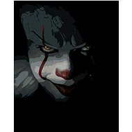Zuty - Painting by Numbers - Scary View Pennywise (It), 40X50 Cm, Canvas - Painting by Numbers