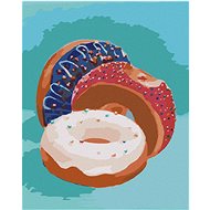 Zuty - Painting by Numbers - Filled Donuts (Myroslava Voloschuk), 40X50 Cm, Canvas+Frame - Painting by Numbers