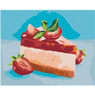 Zuty - Painting by Numbers - Strawberry Cheesecake (Myroslava Voloschuk), 80X100 Cm, Canvas+Frame - Painting by Numbers