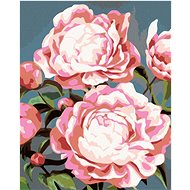 Zuty - Painting by Numbers - Peonies 5 (Myroslava Voloschuk), 40X50 Cm, Canvas+Frame - Painting by Numbers