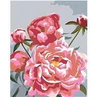 Zuty - Painting by Numbers - Peonies 4 (Myroslava Voloschuk), 40X50 Cm, Canvas+Frame - Painting by Numbers