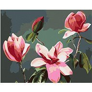 Zuty - Painting by Numbers - Pink Magnolia (Myroslava Voloschuk), 80X100 Cm, Canvas+Frame - Painting by Numbers