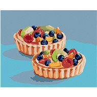 Zuty - Painting by Numbers - Tartaletka With Fruit 2 (Myroslava Voloschuk), 40X50 Cm, Canvas+Frame - Painting by Numbers