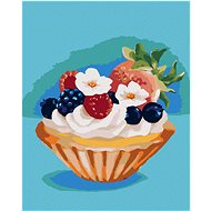 Zuty - Painting by Numbers - Tartaletka With Fruit (Myroslava Voloschuk), 40X50 Cm, Canvas+Frame - Painting by Numbers