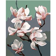 Zuty - Painting by Numbers - Magnolias (Myroslava Voloschuk), 40X50 Cm, Canvas+Frame - Painting by Numbers