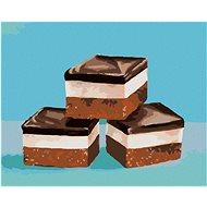 Zuty - Painting by Numbers - Chocolate Cubes (Myroslava Voloschuk), 40X50 Cm, Canvas+Frame - Painting by Numbers