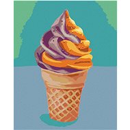 Zuty - Painting by Numbers - Ice Cream 2 (Myroslava Voloschuk), 40X50 Cm, Canvas+Frame - Painting by Numbers