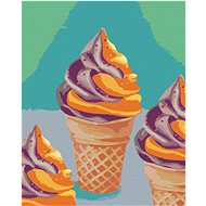 Zuty - Painting by Numbers - Ice Cream (Myroslava Voloschuk), 40X50 Cm, Canvas+Frame - Painting by Numbers