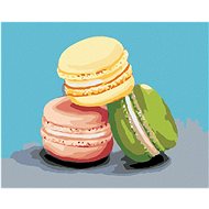 Zuty - Painting by Numbers - Colorful Macarons (Myroslava Voloschuk), 40X50 Cm, Canvas+Frame - Painting by Numbers