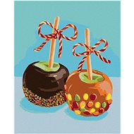 Zuty - Painting by Numbers - Apple in Chocolate and Caramel (Myroslava Voloschuk), 40X50 Cm, Canvas+ - Painting by Numbers