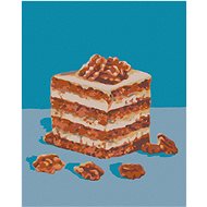 Zuty - Painting by Numbers - Gingerbread House (Myroslava Voloschuk), 40X50 Cm, Canvas+Frame - Painting by Numbers