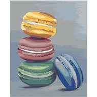 Zuty - Painting by Numbers - Macarons (Myroslava Voloschuk), 40X50 Cm, Canvas+Frame - Painting by Numbers