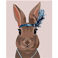 Zuty - Painting by Numbers - Rabbit (Myroslava Voloschuk), 40X50 Cm, Canvas+Frame - Painting by Numbers