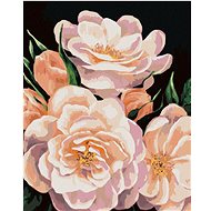 Zuty - Painting by Numbers - Bouquet of Peonies (Myroslava Voloschuk), 40X50 Cm, Canvas+Frame - Painting by Numbers