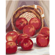 Zuty - Painting by Numbers - Basket of Apples (Myroslava Voloschuk), 40X50 Cm, Canvas+Frame - Painting by Numbers