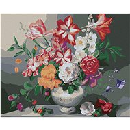 Zuty - Painting by Numbers - Colorful Bouquet (Myroslava Voloschuk), 40X50 Cm, Canvas+Frame - Painting by Numbers