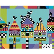 Zuty - Painting by Numbers - Birdhouse (Jonna James), 80X100 Cm, Canvas+Frame - Painting by Numbers