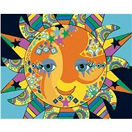 Zuty – Maľovanie Podľa Čísel – Slnko (Jonna James), 80 × 100 cm, Plátno + Rám - Maľovanie podľa čísel