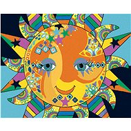 Zuty - Painting by Numbers - Sun (Jonna James), 40X50 Cm, Canvas+Frame - Painting by Numbers