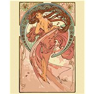 Zuty - Painting by Numbers - Dance (Alfons Mucha), 40X50 Cm, Canvas+Frame - Painting by Numbers