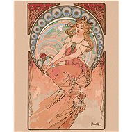 Zuty - Painting by Numbers - Painting (Alfons Mucha), 40X50 Cm, Canvas+Frame - Painting by Numbers