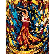 Zuty - Painting by Numbers - Girl Dancing Flamenco, 40X50 Cm, Canvas+Frame - Painting by Numbers