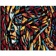 Zuty - Painting by Numbers - Abstract Portrait of a Woman, 40X50 Cm, Canvas+Frame - Painting by Numbers