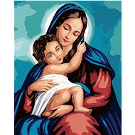 Zuty - Painting by Numbers - Little Jesus, 40X50 Cm, Canvas+Frame - Painting by Numbers