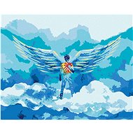 Zuty - Painting by Numbers - Man With Angel Wings, 40X50 Cm, Canvas+Frame - Painting by Numbers