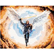Zuty - Painting by Numbers - Archangel Michael, 40X50 Cm, Canvas - Painting by Numbers