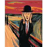 Zuty - Painting by Numbers - Screaming Man, 40X50 Cm, Canvas+Frame - Painting by Numbers