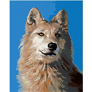 Zuty - Painting by Numbers - Wolf Portrait I (D. Rusty Rust), 40X50 Cm, Canvas+Frame - Painting by Numbers