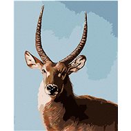 Zuty - Painting by Numbers - Antelope Portrait (D. Rusty Rust), 40X50 Cm, Canvas+Frame - Painting by Numbers