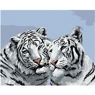 Zuty - Painting by Numbers - White Tiger Portrait (D. Rusty Rust), 40X50 Cm, Canvas+Frame - Painting by Numbers