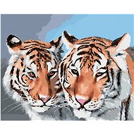 Zuty - Painting by Numbers - Tiger Portrait (D. Rusty Rust), 80X100 Cm, Canvas+Frame - Painting by Numbers
