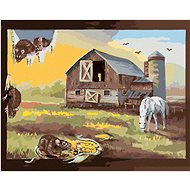 Zuty - Painting by Numbers - Rat in the Image of Farm and Horse (D. Rusty Rust), 40X50 Cm, Canvas+Fr - Painting by Numbers